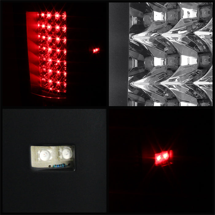 Spyder Auto 5073716 XTune LED Tail Lights; Black; - Truck Part Superstore