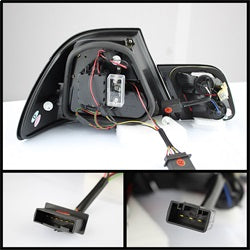 Spyder Auto 5073815 Light Bar LED Tail Lights; Black; - Truck Part Superstore
