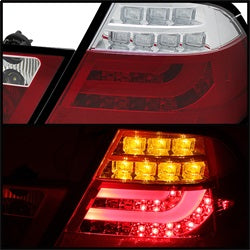 Spyder Auto 5073822 Light Bar LED Tail Lights; Red Clear; - Truck Part Superstore