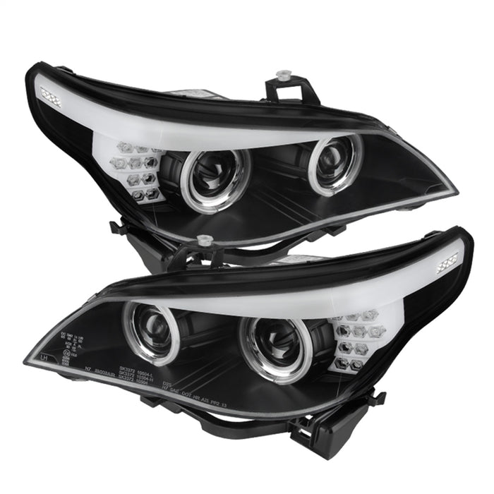 Spyder Auto 5074041 CCFL Halo Projector Headlights; Not Compatible w/ Xenon/HID Model; Black; - Truck Part Superstore