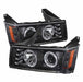 Spyder Auto 5074140 Halo LED Projector Headlights - Truck Part Superstore