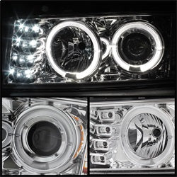 Spyder Auto 5074157 Halo LED Projector Headlights - Truck Part Superstore