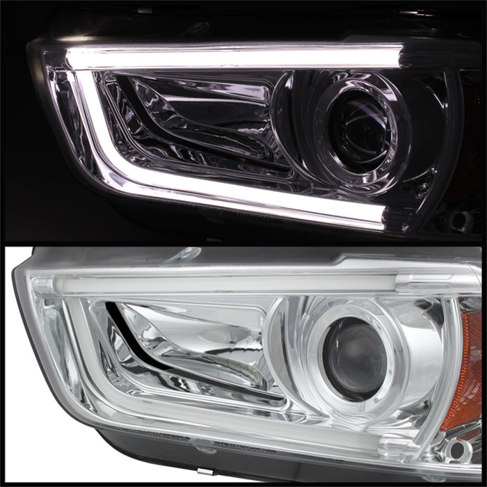 Spyder Auto 5074195 DRL Projector Headlights - Truck Part Superstore