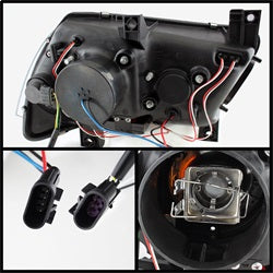Spyder Auto 5074218 DRL Projector Headlights - Truck Part Superstore