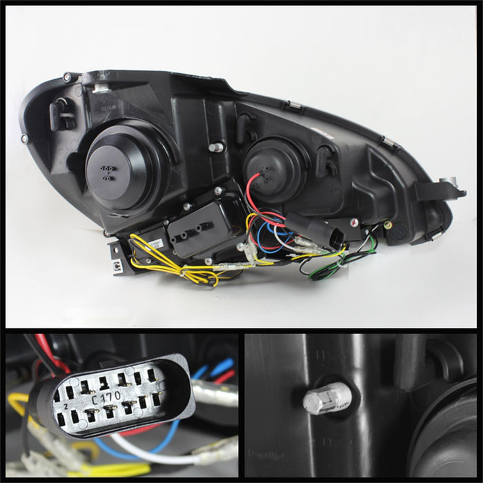 Spyder Auto 5074249 DRL Projector Headlights - Truck Part Superstore