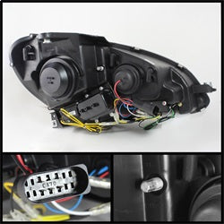 Spyder Auto 5074256 DRL Projector Headlights - Truck Part Superstore