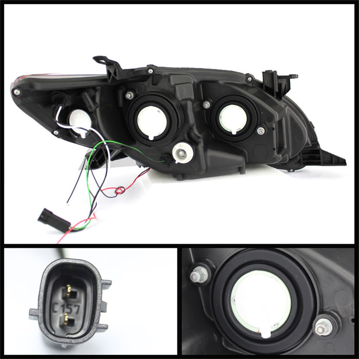 Spyder Auto 5074263 DRL LED Projector Headlights - Truck Part Superstore