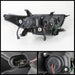 Spyder Auto 5075055 DRL LED Projector Headlights; High H1/Low H7 Bulbs Included; 3D; Black; - Truck Part Superstore