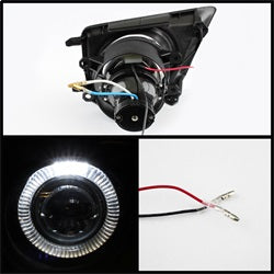 Spyder Auto 5075130 Halo Projector Fog Lights; w/Switch; Clear; - Truck Part Superstore