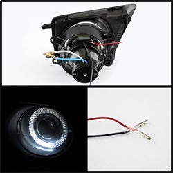 Spyder Auto 5075147 Halo Projector Fog Lights; w/Switch; Smoke; - Truck Part Superstore