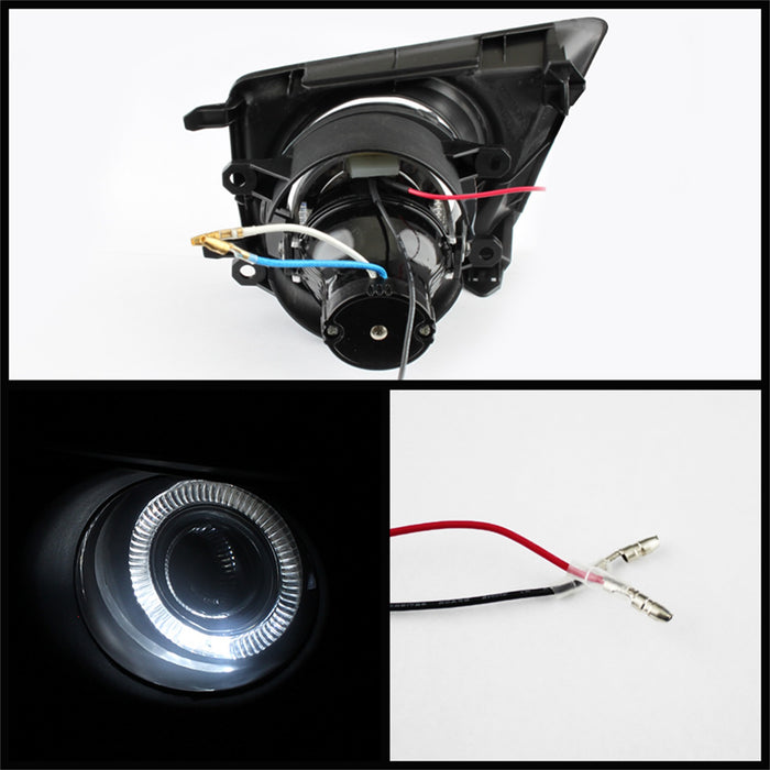 Spyder Auto 5075147 Halo Projector Fog Lights; w/Switch; Smoke; - Truck Part Superstore