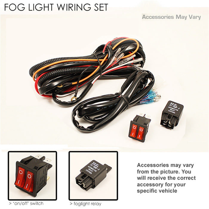 Spyder Auto 5075147 Halo Projector Fog Lights; w/Switch; Smoke; - Truck Part Superstore