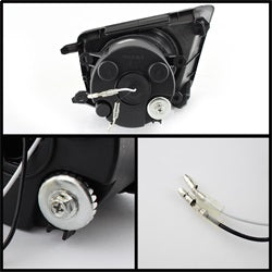 Spyder Auto 5075154 LED Fog Lights; w/Switch; Clear; - Truck Part Superstore