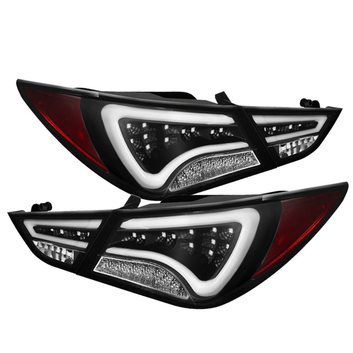 Spyder Auto 5075246 Light Bar LED Tail Lights; Pair; Black; - Truck Part Superstore