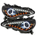 Spyder Auto 5075383 CCFL Halo DRL LED Projector Headlights; Pair; Black; - Truck Part Superstore