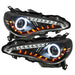 Spyder Auto 5075383 CCFL Halo DRL LED Projector Headlights; Pair; Black; - Truck Part Superstore
