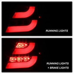 Spyder Auto 5075581 Light Bar LED Tail Lights; Pair; Black; - Truck Part Superstore