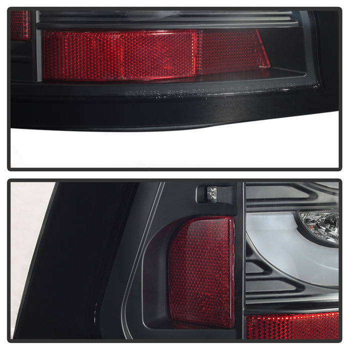 Spyder Auto 5075581 Light Bar LED Tail Lights; Pair; Black; - Truck Part Superstore