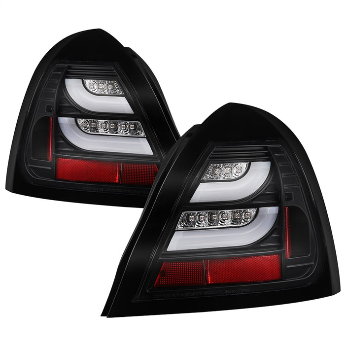 Spyder Auto 5075581 Light Bar LED Tail Lights; Pair; Black; - Truck Part Superstore