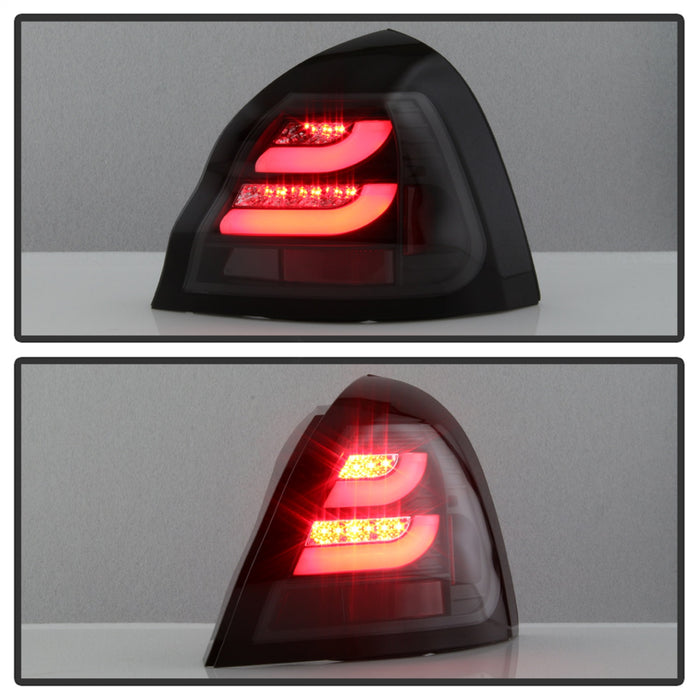 Spyder Auto 5075581 Light Bar LED Tail Lights; Pair; Black; - Truck Part Superstore