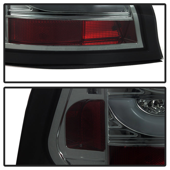 Spyder Auto 5075611 Light Bar LED Tail Lights; Pair; Smoke; - Truck Part Superstore