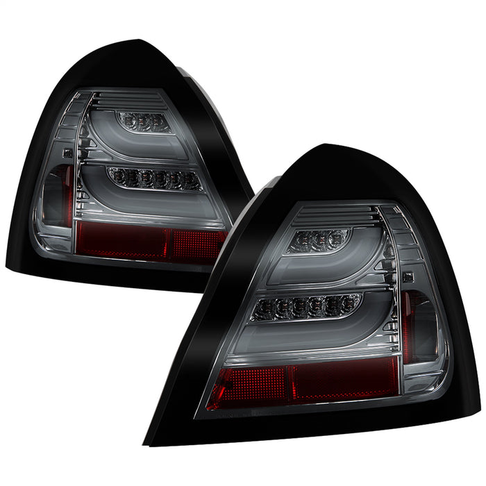 Spyder Auto 5075611 Light Bar LED Tail Lights; Pair; Smoke; - Truck Part Superstore