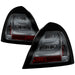 Spyder Auto 5075611 Light Bar LED Tail Lights; Pair; Smoke; - Truck Part Superstore