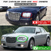 Spyder Auto 5075666 LED Projector Headlights; DRL; High H1 Included; Low 9006 Not Included; Chrome; - Truck Part Superstore
