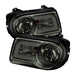 Spyder Auto 5075673 LED Projector Headlights; DRL; High H1 Included; Low 9006 Not Included; Smoke; - Truck Part Superstore