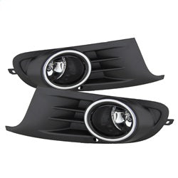 Spyder Auto 5076182 OEM Fog Lights; w/Switch; Standard Golf Bumper Only; Clear; - Truck Part Superstore