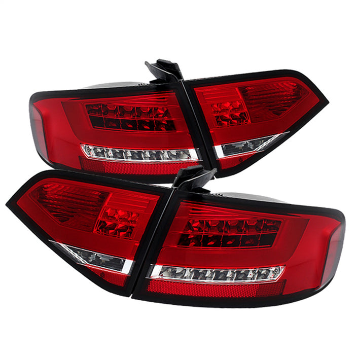 Spyder Auto 5076359 LED Tail Lights; LED Model Only; Not Compatible w/Incandescent Model; Red Clear; - Truck Part Superstore