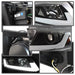 Spyder Auto 5076519 Projector Headlights; Light Bar DRL; High H1/Low H1 Bulbs Included; Black; - Truck Part Superstore