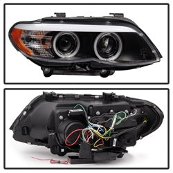 Spyder Auto 5076748 CCFL Halo DRL LED Projector Headlights - Truck Part Superstore