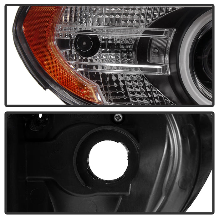 Spyder Auto 5076748 CCFL Halo DRL LED Projector Headlights - Truck Part Superstore