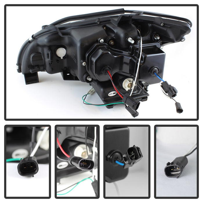 Spyder Auto 5076779 DRL LED Projector Headlights - Truck Part Superstore