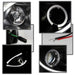 Spyder Auto 5076830 Halo DRL LED Projector Headlight; Light Tube; Black; - Truck Part Superstore