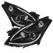 Spyder Auto 5076830 Halo DRL LED Projector Headlight; Light Tube; Black; - Truck Part Superstore