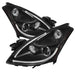Spyder Auto 5076830 Halo DRL LED Projector Headlight; Light Tube; Black; - Truck Part Superstore
