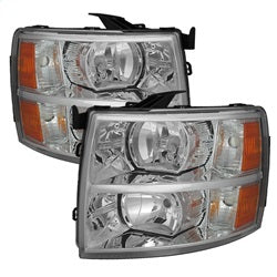 Spyder Auto 5076984 XTune Crystal Headlights; Chrome; - Truck Part Superstore