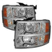 Spyder Auto 5076984 XTune Crystal Headlights; Chrome; - Truck Part Superstore