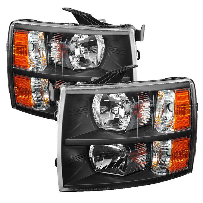 Spyder Auto 5076991 XTune Crystal Headlights; Black; - Truck Part Superstore