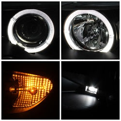 Spyder Auto 5077141 Halo LED Projector Headlights - Truck Part Superstore
