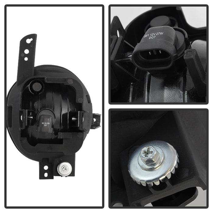 Spyder Auto 5077233 OEM Fog Lights; w/Switch; Clear; - Truck Part Superstore