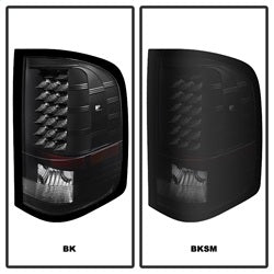 Spyder Auto 5077493 XTune LED Tail Lights; Does Not Fit Model w/Reverse Bulb 921; Black Smoke; - Truck Part Superstore