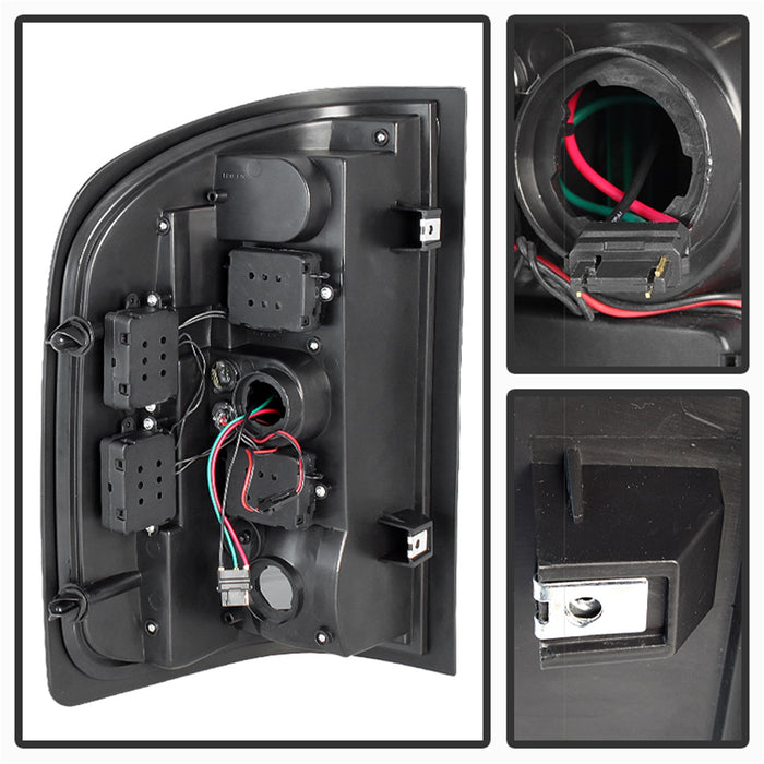 Spyder Auto 5077493 XTune LED Tail Lights; Does Not Fit Model w/Reverse Bulb 921; Black Smoke; - Truck Part Superstore