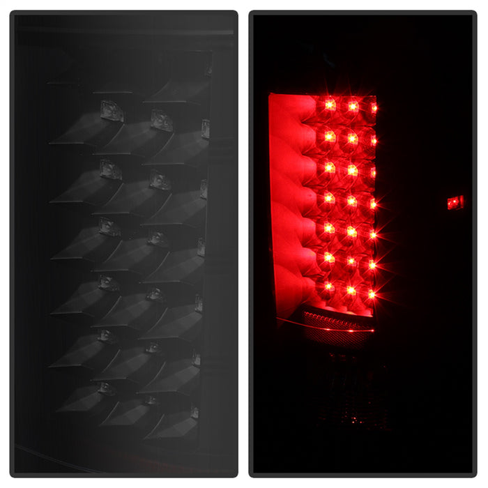 Spyder Auto 5077493 XTune LED Tail Lights; Does Not Fit Model w/Reverse Bulb 921; Black Smoke; - Truck Part Superstore