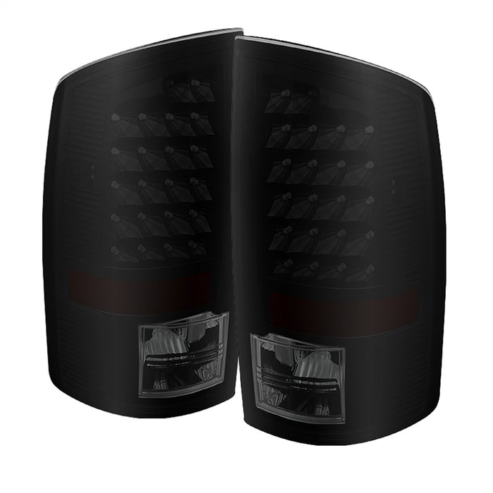Spyder Auto 5077509 XTune LED Tail Lights; Black Housing; Smoke Lens; - Truck Part Superstore