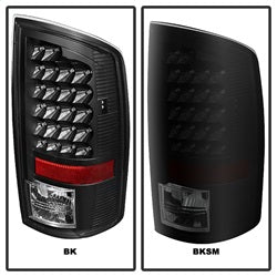 Spyder Auto 5077509 XTune LED Tail Lights; Black Housing; Smoke Lens; - Truck Part Superstore