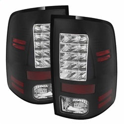Spyder Auto 5077530 LED Tail Lights; LED Model Only; Not Compatible w/Incandescent Model; Black; - Truck Part Superstore