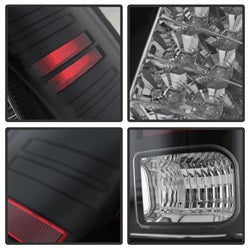 Spyder Auto 5077530 LED Tail Lights; LED Model Only; Not Compatible w/Incandescent Model; Black; - Truck Part Superstore